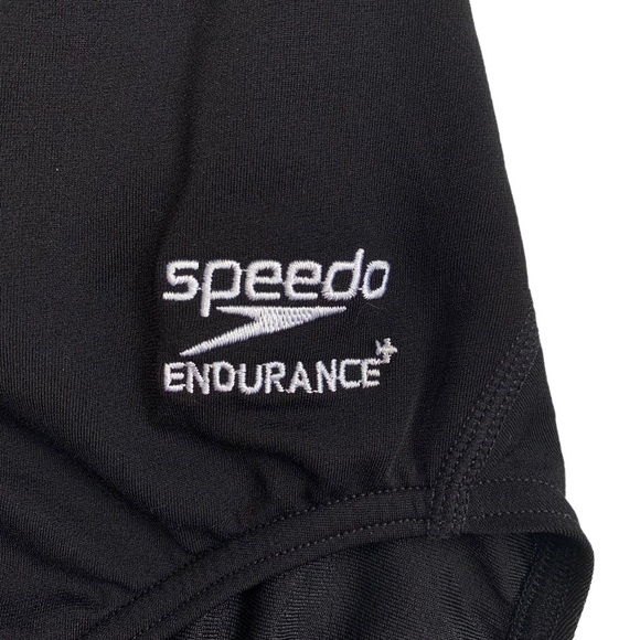 Speedo Black One-Piece Swimsuit - Size 10/36 - Picture 6 of 11